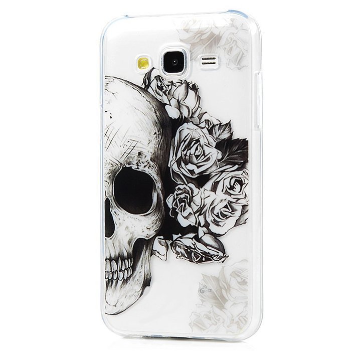 2015 Galaxy J5 Case, YOKIRIN Colorful Clear Skin Shell Slim Fit Case Translucent Impact Resistant Anti Slip Flexible... N30