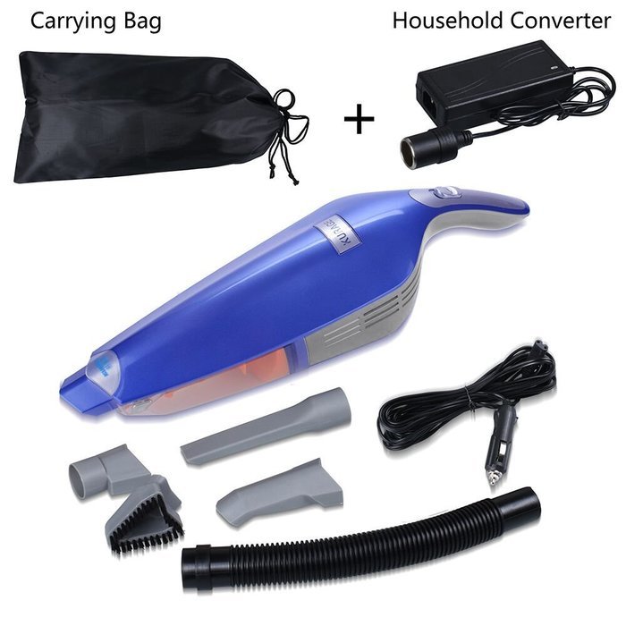 Car Vacuum Cleaner 12V 130W Wet&Dry Handheld Portable Car&HouseHold Auto Vacuum Cleaner with 14.8 Ft Power Cord... N7