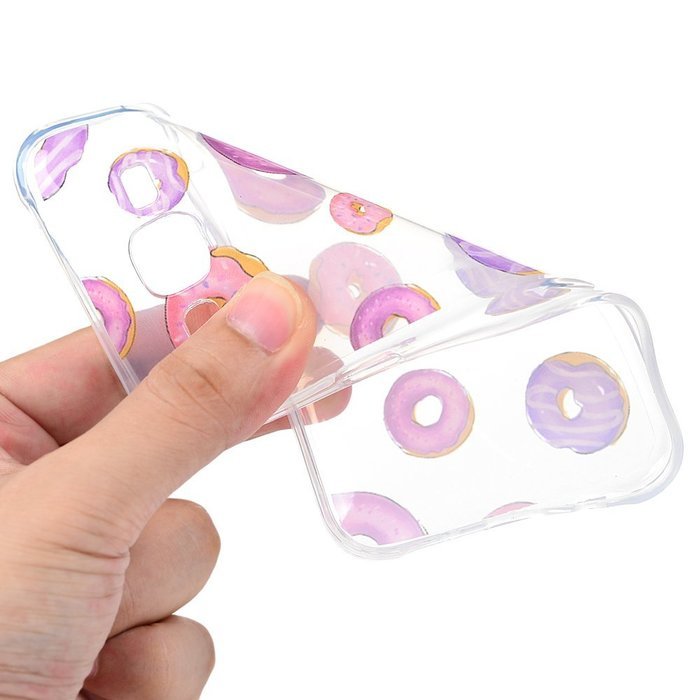 2015 Galaxy J5 Case, YOKIRIN Colorful Clear Skin Shell Slim Fit Case Translucent Impact Resistant Anti Slip Flexible... N37