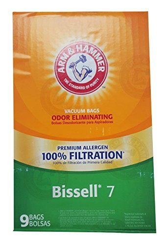 ARM & HAMMER Bissell 7 Premium Bag (1 Pack of 9 Bags)