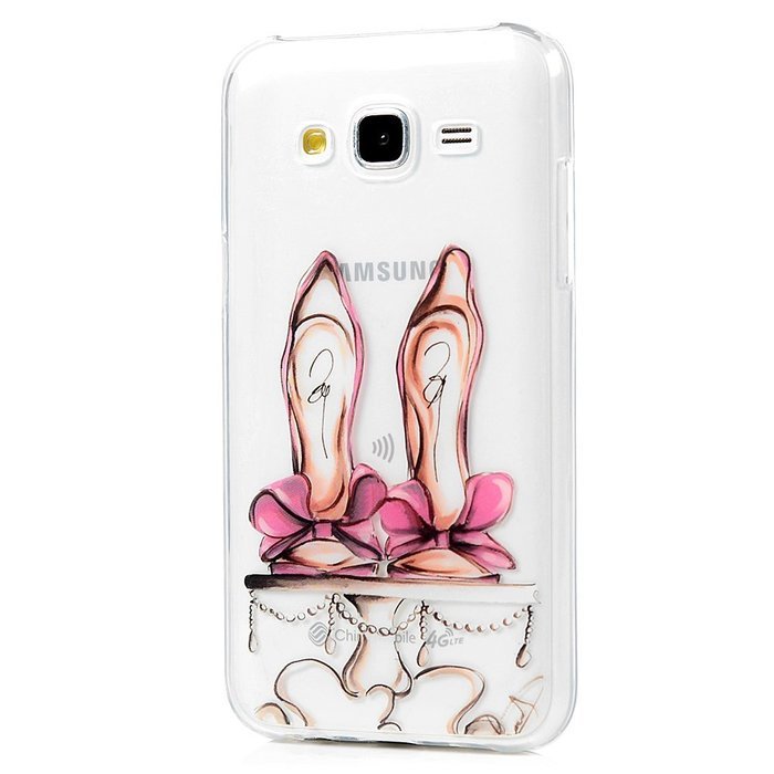 2015 Galaxy J5 Case, YOKIRIN Colorful Clear Skin Shell Slim Fit Case Translucent Impact Resistant Anti Slip Flexible... N39