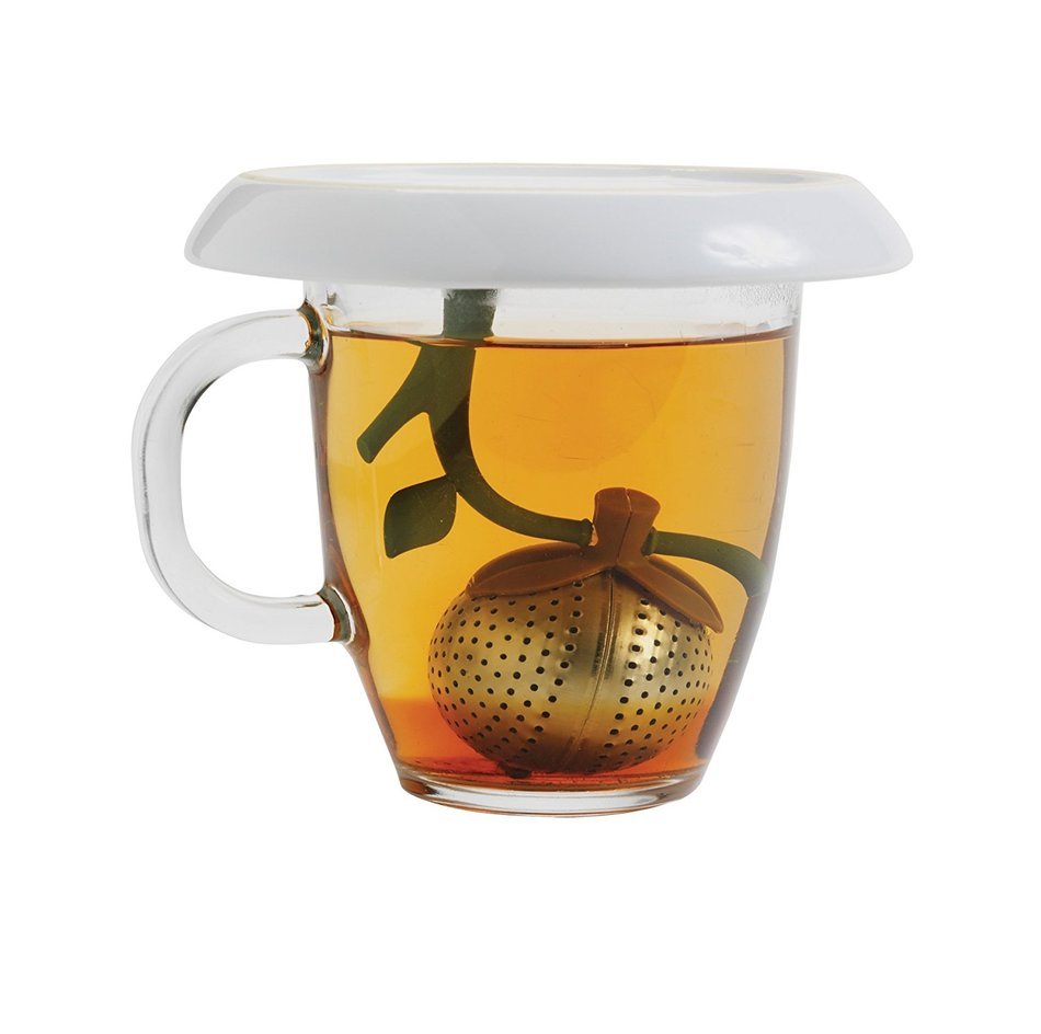 Arta by Chef'n Tea Tree Tea Infuser and Saucer
