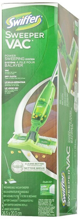 Swiffer Sweepervac Rechargeable Cordless Vacuum Starter Kit, 1 Kit N6