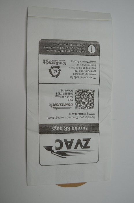 Eureka Type RR Vacuum Bags (15 Pack); Similar To Part 67529; Fits All Bagged Smart Vac Uprights; by ZVac N3