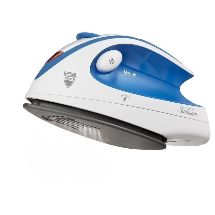 Irons , Irons & Steamers , New Sunbeam Gcsbtr 100 Travel Iron Mini Electric Compact Dual Voltage Steam N5