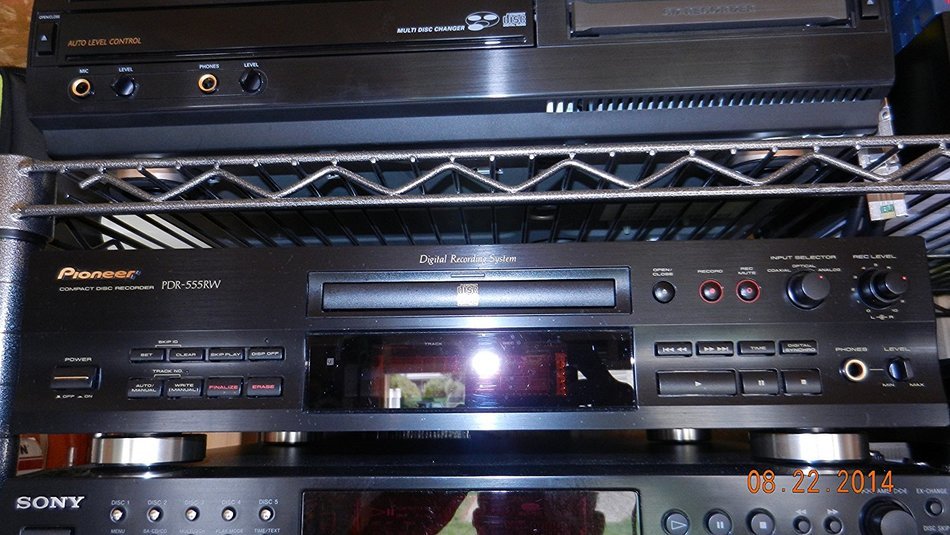 Pioneer PDR-555RW CD Recorder CD-R/CD-RW/1BIT