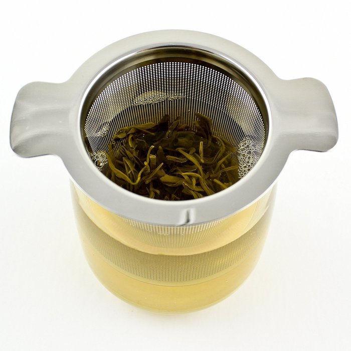 Zoie + Chloe Extra Fine Stainless Steel Tea Infuser - Brew-in-Mug Loose Leaf Mesh Strainer Filter