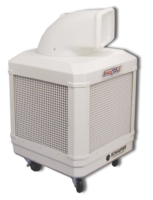 Schaefer WayCool 1/3 HP Portable Oscillating Evaporative Cooler w/ Auto Shut-Off