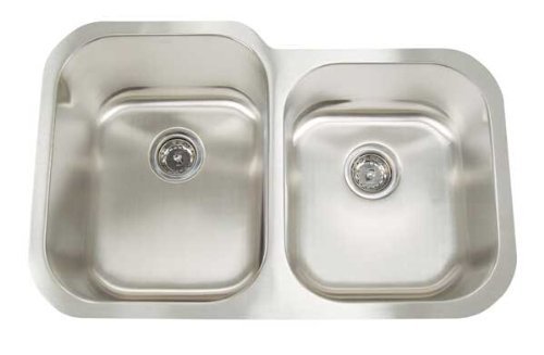 Artisan MH 3221 D88 Manhattan 31-Inch 18-Gauge Double Basin Undermount Kitchen Sink by Artisan