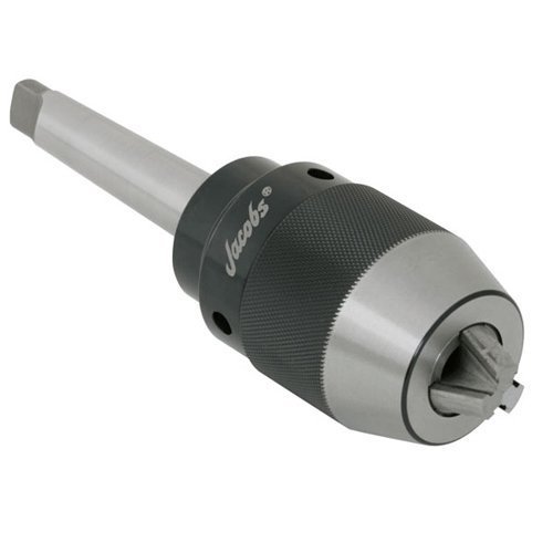 Jacobs 31409 JK 130-MT3 1.0 to 13.0 Millimeter Capacity High Precision Keyless Chuck with #3 Morse Taper Integrated...