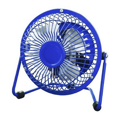 Optimus 4" Personal Metal Fan - Blue