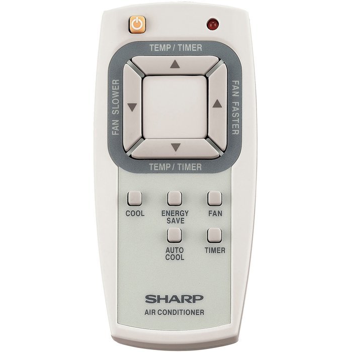 Sharp Electronics AFS60RX 6,000 BTU 115-Volt Window-Mounted Air Conditioner with Rest Easy Remote Control N2