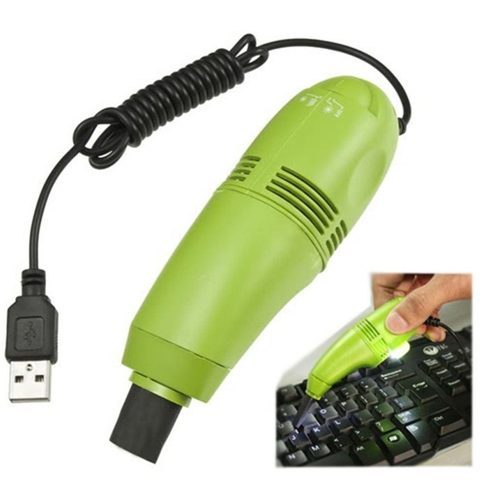 Mini USB Laptop Keyboard Cleaner Dust Collector Black N13