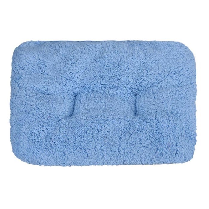 Kingfansion Dog Blanket Pet Cushion Dog Cat Bed Soft Warm Sleep Mat (Blue) N2