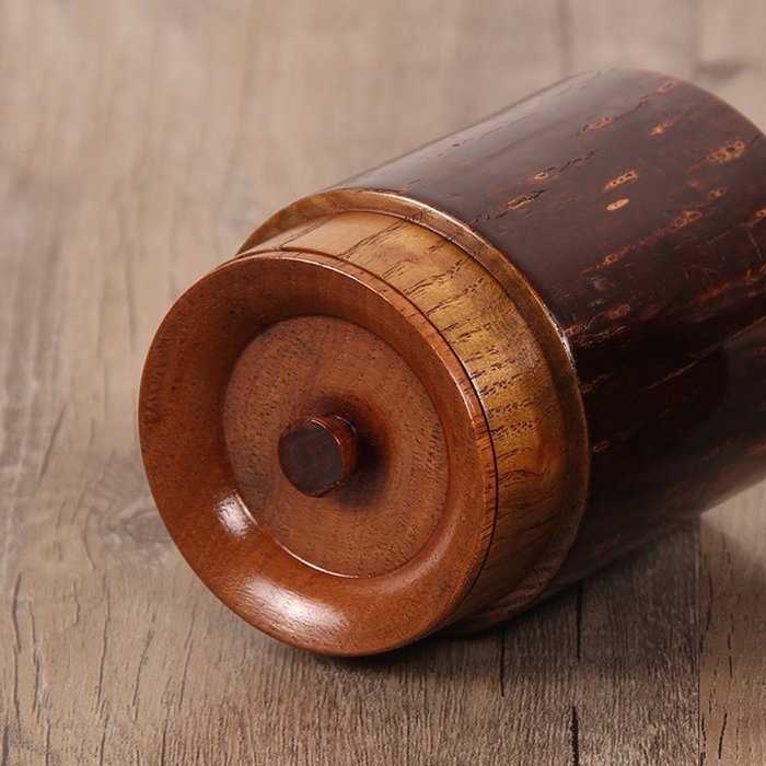 Tea Storage Tin, Coffee Tin, Tea Container, Spice Storage, Japanese Wooden, Multi-Purpose Kitchen Storage Container... N3