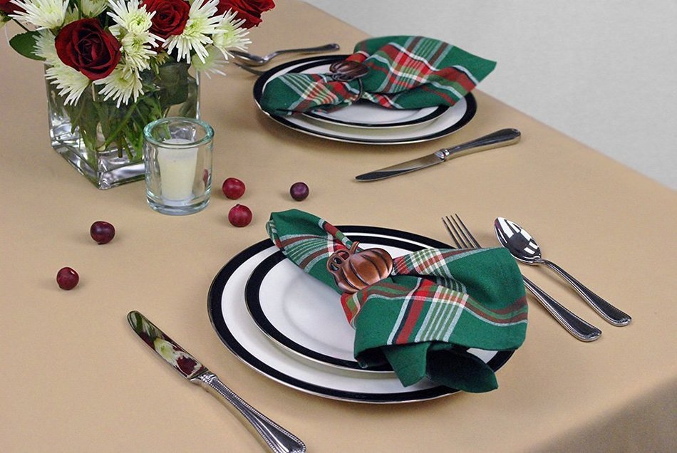 DII Christmas Holiday Holly Jolly Plaid Napkin, Set of 6 N64