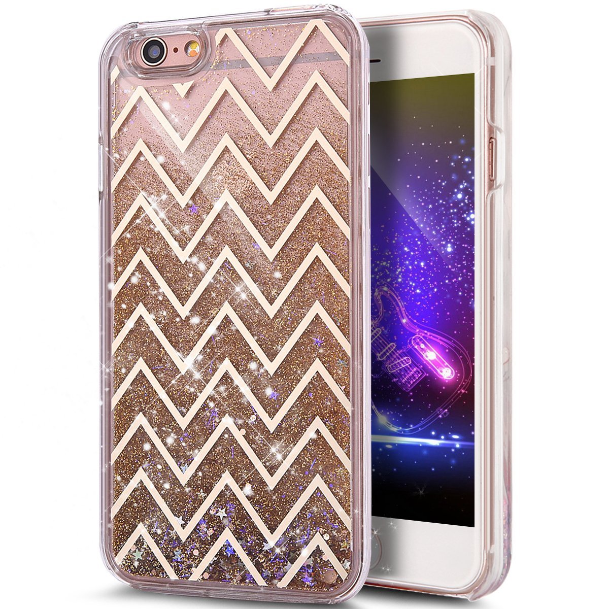 Iphone 6s Plus Caseiphone 6 Plus Caseikasus Iphone 6s6 Plus Liquid Glitter Caseflowing 4282