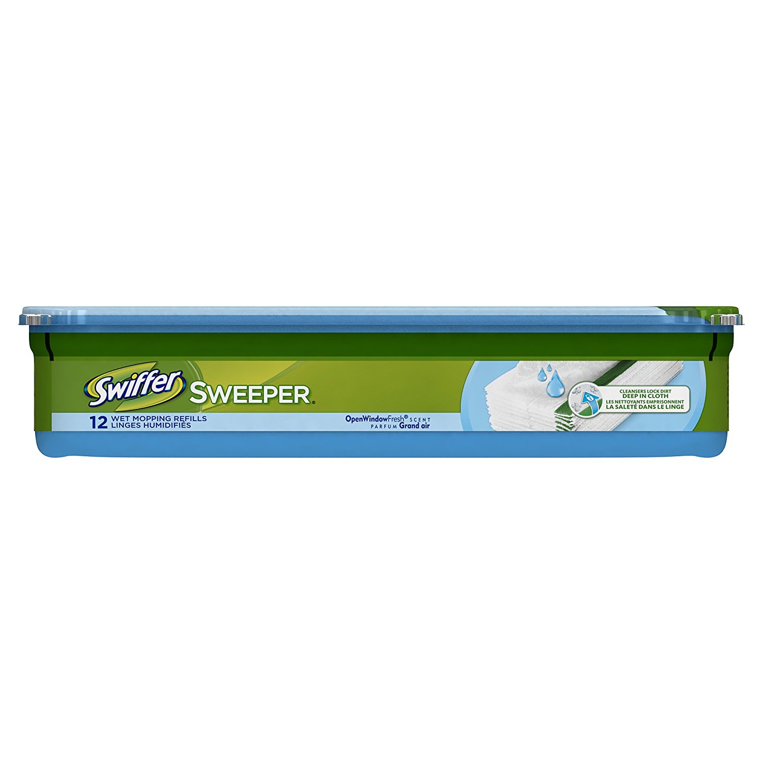 Swiffer Sweeper Wet Mopping Pad Refills For Floor Mop Open Window Fresh ...