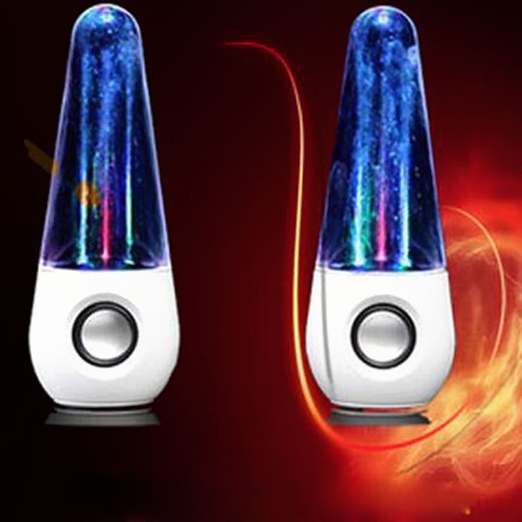 USB Powered LED Dancing Water Show Music Fountain Light ColorfuL ...