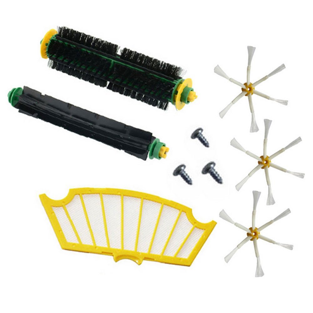 Kit Spazzola Setola E Spazzola Gomma Per Roomba Serie 500 - Foto 3