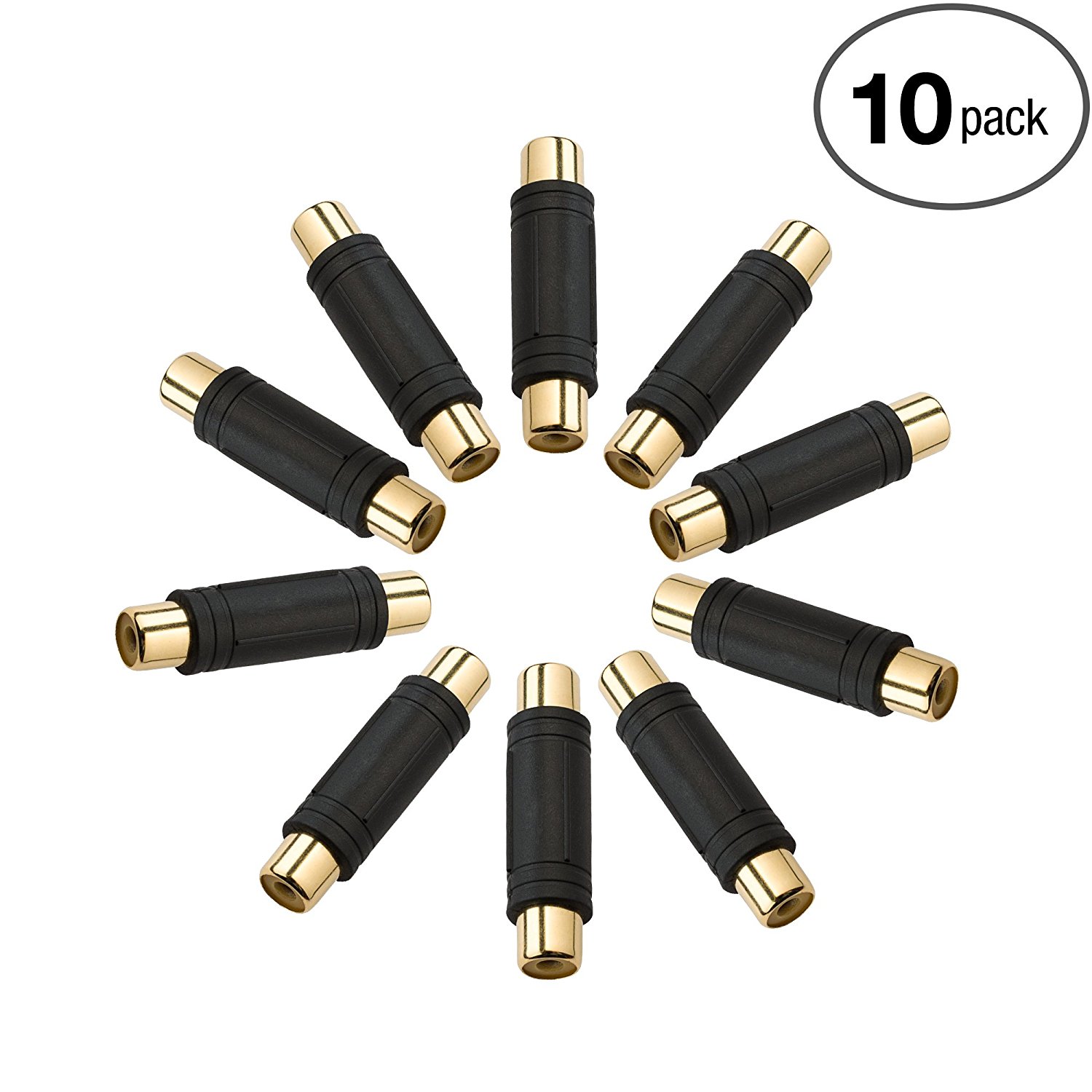 Aurum Cables High Quality 3 Pack Rca Female To Female Coupler Jack Adapter N5 Free Image Download 