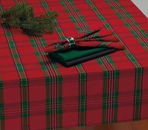 DII Christmas Holiday Holly Jolly Plaid Napkin, Set of 6 N67