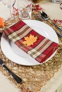 DII Christmas Holiday Holly Jolly Plaid Napkin, Set of 6 N68