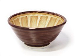 SOTOSABI-SURIBACHI 4.7inches Small Bowl Japanese original Porcelain