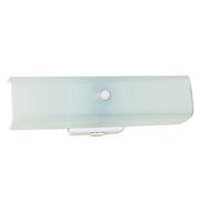 Sunset Lighting F2062-30 Bath Light with Opal Glass, White Finish by Sunset Lighting