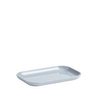 Ole Jensen Rectangular Plate, 11 by 8-Inch, Grey
