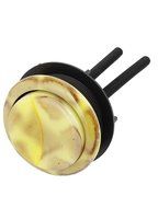 Fly Shop Double Push Button Water Tank Flush Valve 57mm Thread Black Yellow