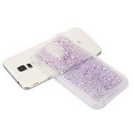 Galaxy S5 Neo Case,Galaxy S5 Case,ikasus Ultra Thin Clear Crystal Bling Shiny Giltter Rhinestone Clear Rubber... N26