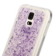 Galaxy S5 Neo Case,Galaxy S5 Case,ikasus Ultra Thin Clear Crystal Bling Shiny Giltter Rhinestone Clear Rubber... N27