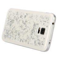 Galaxy S5 Neo Case,Galaxy S5 Case,ikasus Ultra Thin Clear Crystal Bling Shiny Giltter Rhinestone Clear Rubber... N28