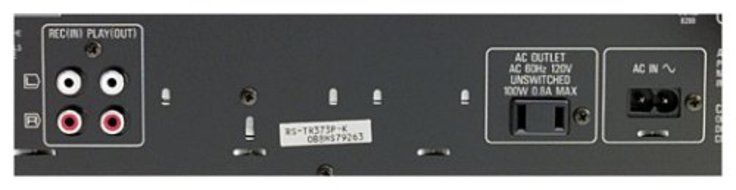 Technics RS-TR373 Dual Cassette Deck (Discontinued by Manufacturer)
