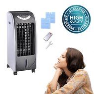 Koval Inc. 65w Portable Remote Control Evaporative Air Cooler Fan Humidifier w 6L Tank (65 W, Gray) N6