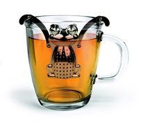 Stainless Steel Dunkin Monkey Tea Infuser &amp; Drip Tray (Monkey) N3