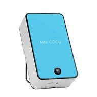 Willcome USB Powered Portable Mini Air Conditioning Fan Chargeable Hand-held No Leaf Fan Air Conditioner Cooling... N17