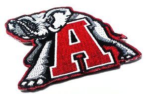 Alabama Crimson Tide Embroidered Sew on Patch for Collection with Free Shipping By Botan N2