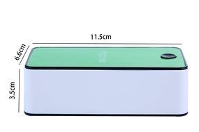 Willcome USB Powered Portable Mini Air Conditioning Fan Chargeable Hand-held No Leaf Fan Air Conditioner Cooling... N20