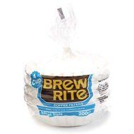 4-Cup Disposable Coffee Filters, Basket Style, 200 counts