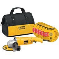 DEWALT DW840K 7-Inch Angle Grinder with Bag and Wheels by DEWALT