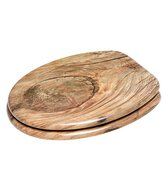 Soft Close Toilet Seat | Many Different Designs | Stable Hinges | Easy to mount surface (Rustic) by Sanilo N2