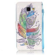 Galaxy A5 2016 Case,ikasus Shiny Glitter Diamond Colorful Art Painting PU Leather Flip Wallet Pouch Stand Credit... N8