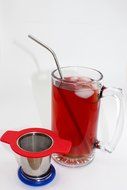 Premium Stainless Steel Tea Infuser Strainer - Standard Size Tea Strainer with Silicone Lined Lid with Finest... N2