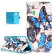 Galaxy A5 2016 Case,ikasus Shiny Glitter Diamond Colorful Art Painting PU Leather Flip Wallet Pouch Stand Credit... N11