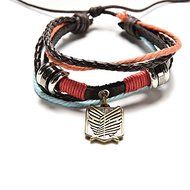 Leather Bracelet Shingeki no Kyojin 1PC Unisex Anime Attack On Titan Cosplay WB N5