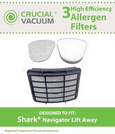 Shark Navigator Lift-Away Filter Kit Designed To Fit Shark NV351, NV352, Includes 1 Hepa Filter Compare To Shark...