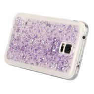 Galaxy S5 Neo Case,Galaxy S5 Case,ikasus Ultra Thin Clear Crystal Bling Shiny Giltter Rhinestone Clear Rubber... N33