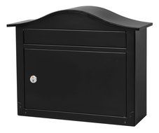 Architectural Mailboxes Saratoga Wall-Mount Lockable Mailbox in Black